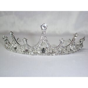 rhinestone princess prom headband headpiece hairpiece bridal birthday tiara